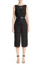 Women's St. John Collection Embroidered Lace Jumpsuit