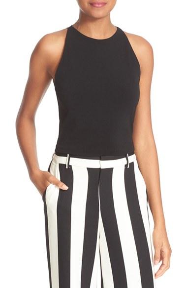 Women's Alice + Olivia Theodora Narrow Lace Back Tank