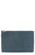 Women's Madewell Medium Leather Pouch - Green