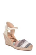 Women's Sam Edelman Payton Wedge Sandal M - White