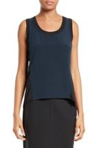 Women's Rag & Bone Sora Silk Tank, Size - Blue