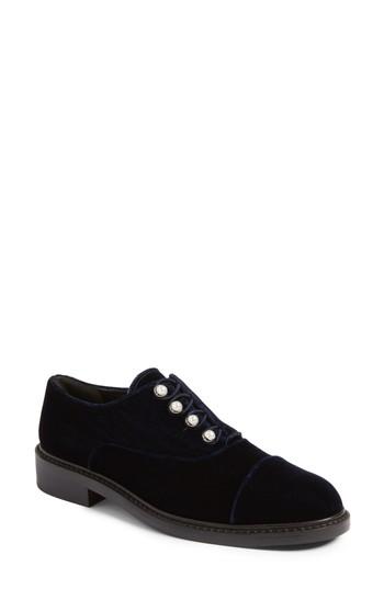 Women's Stuart Weitzman Mrs Pats Flat .5 M - Blue