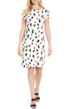 Women's Boss Donisa Shadow Print Sheath Dress - White