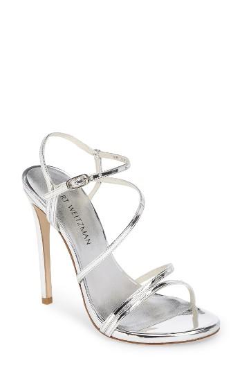Women's Stuart Weitzman Follie Sandal M - Grey