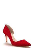 Women's Shoes Of Prey Half D'orsay Pump B - Red