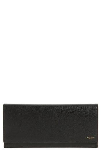 Men's Givenchy Leather Travel Pouch - Black