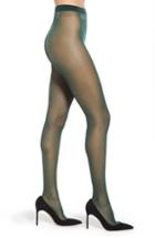 Women's Oroblu Metallic Tights - Green