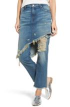 Women's Sts Blue Layered Ripped Skirt Jeans - Blue