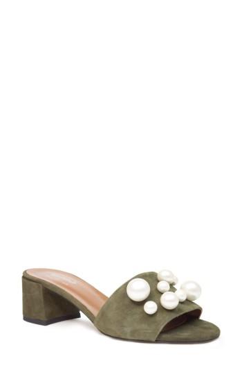 Women's Summit Ariella Beaded Slide Mule Eu - Green
