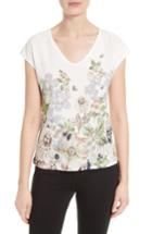 Women's Ted Baker London Teila Mixed Media Tee