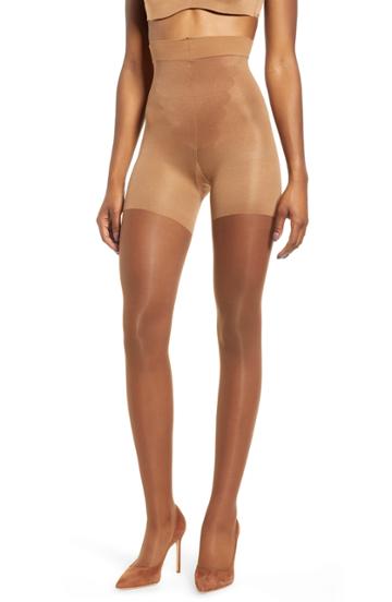 Women's Spanx Graduated Compression Shaping Sheers, Size D - Beige