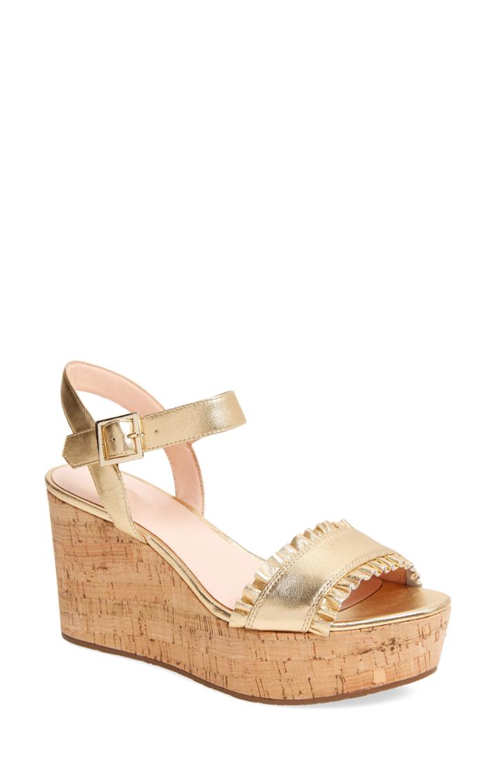 Women's Kate Spade New York Tomas Ruffle Platform Wedge