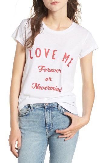 Women's Zadig & Voltaire Marriage Skinny Slub Bis Tee - White