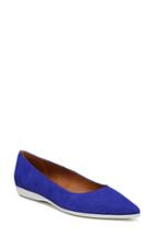 Women's Sarto By Franco Sarto Dexie Pointy Toe Flat M - Blue