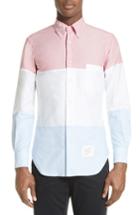 Men's Thom Browne 3-panel Oxford Sport Shirt