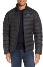 Men's Arc'teryx Thorium Ar Water Resistant 750 Fill Power Down Jacket, Size - Black