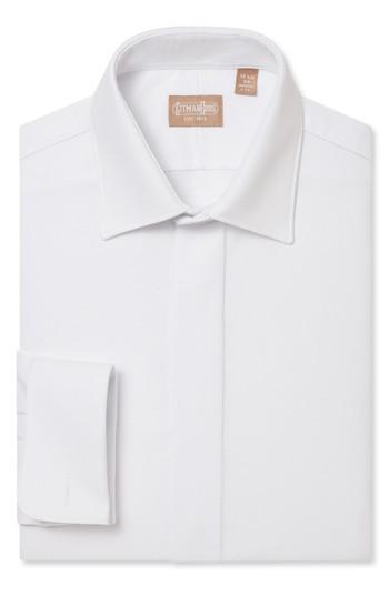 Men's Gitman Trim Fit Tuxedo Shirt .5 33 - White
