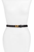 Women's Michael Michael Kors Braided Leather Belt - Black