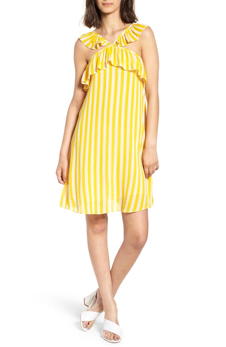 Women's Rebecca Minkoff Tinsley Halter Dress - Yellow