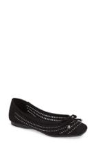 Women's J. Renee Valeria Bow Flat B - Black