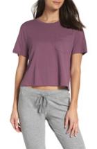 Women's Richer Poorer Boxy Crop Tee - Purple