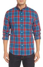 Men's Vineyard Vines Walker Tucker Slim Fit Plaid Sport Shirt - Red