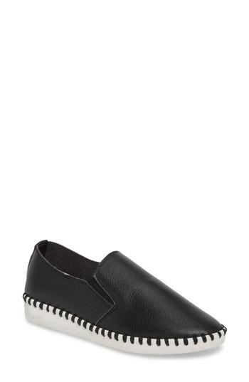 Women's Dav Salinas Waterproof Slip-on Sneaker M - Black