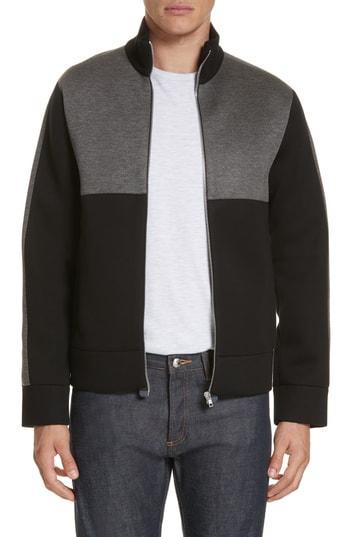 Men's Helmut Lang Contrast Track Jacket - Black