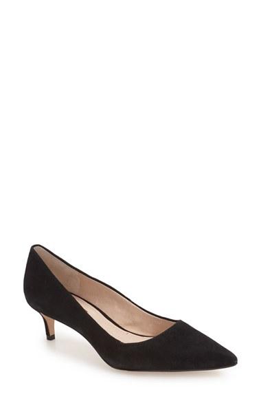 Women's Louise Et Cie Jacoba Kitten Heel Pump M - Black