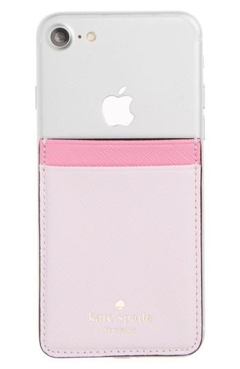 Kate Spade New York Iphone 7/8/x Sticker Pocket - Pink