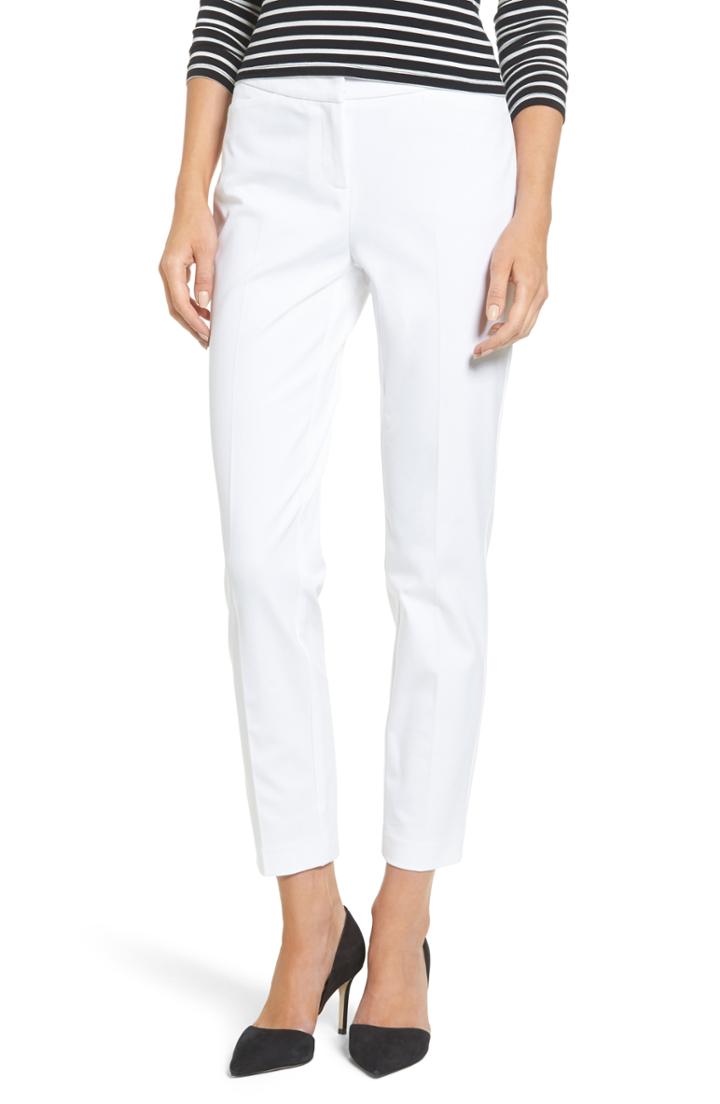 Women's Halogen Ankle Pants - White