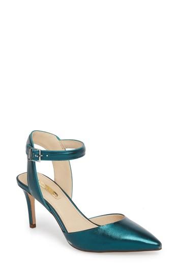 Women's Louise Et Cie Kota Ankle Strap Pump .5 M - Blue