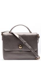 Frances Valentine Midge Leather Crossbody Bag - Grey