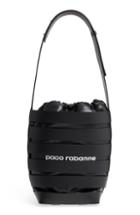 Paco Rabanne Medium Cage Leather Bucket Bag -