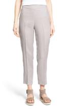 Women's Eileen Fisher Organic Linen Slim Ankle Pants - Grey