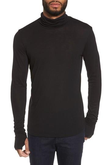 Men's Theory Turtleneck Top - Black