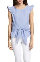 Women's Sanctuary Tea Time Tie Front Top - Blue