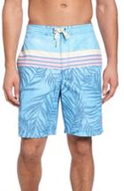 Men's Tommy Bahama Baja Fronds & Stripes Board Shorts - Blue