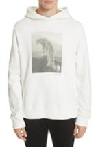 Men's Ovadia & Sons Snow Leopard Graphic Hoodie - White