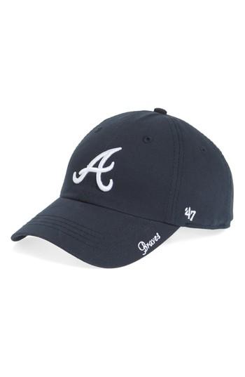 Women's '47 Miata Clean-up Atlanta Braves Baseball Cap - Blue