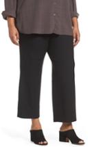 Women's Eileen Fisher Wide Leg Pants, Size - Black