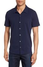 Men's Zachary Prell Knit Short Sleeve Sport Shirt - Blue