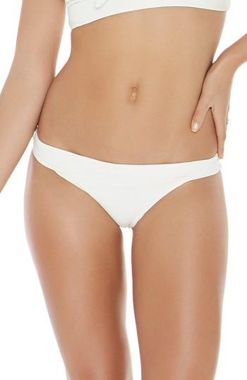 Women's L Space Veronica Ribbed Bikini Bottoms - Ivory