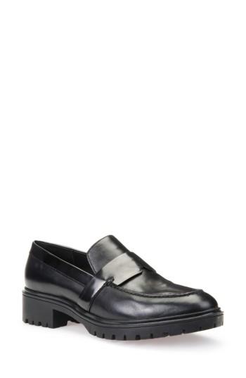 Women's Geox Peaceful Loafer Pump Us / 35eu - Black