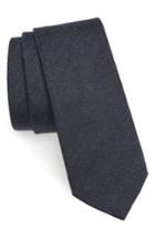 Men's Nordstrom Men's Shop Solid Skinny Tie, Size - Blue