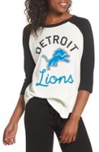 Women's Junk Food Nfl Detroit Lions Raglan Tee