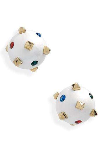 Women's Valentino Rainbow Dot Stud Earrings