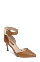Women's Louise Et Cie Keene Ankle Strap D'orsay Pump M - Brown