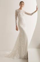 Women's Rosa Clara Adalia Lace Mermaid Gown, Size In Store Only - Ivory