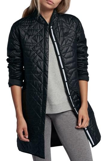 Women's Nike Sportswear Quilted Women's Parka - Black